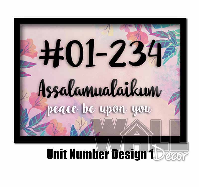 design 1 Unit Number v1 - Image 1