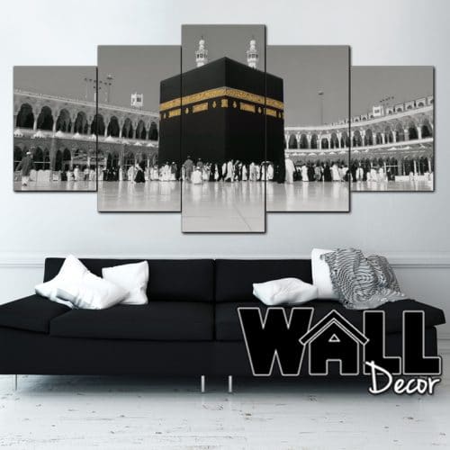 5 Panel Kaabah Monotone