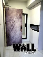 Door Decal Grey Concrete - Image 2